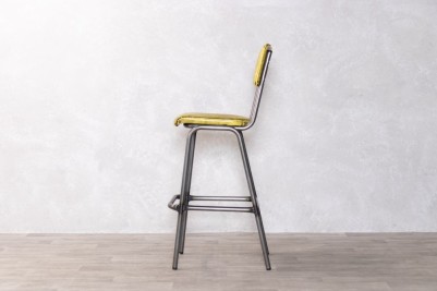 hammerwich-gunmetal-stool-yellow-side